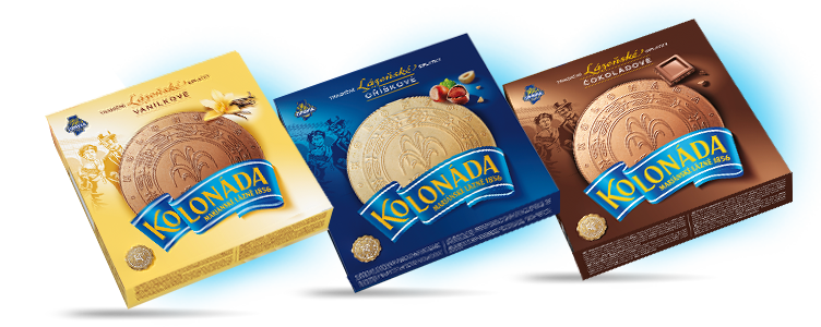 Kolonáda lázeňské oplatky Opavia čokoládové 200g