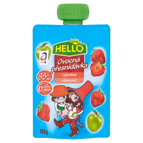 Přesnídávka ovocná s jahodami 12 x 100g