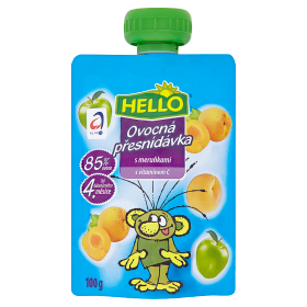 Přesnídávka ovocná s meruňkami 12 x 100g
