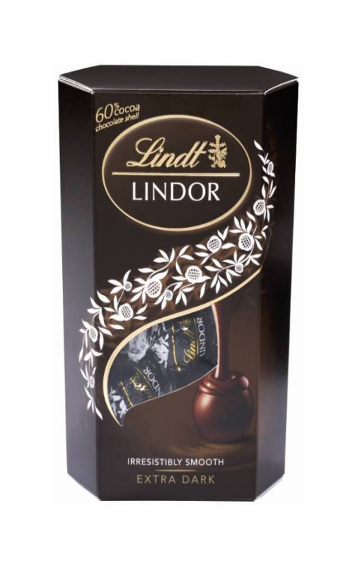 Lindt Lindor čokoláda dark hořké 70% 337g
