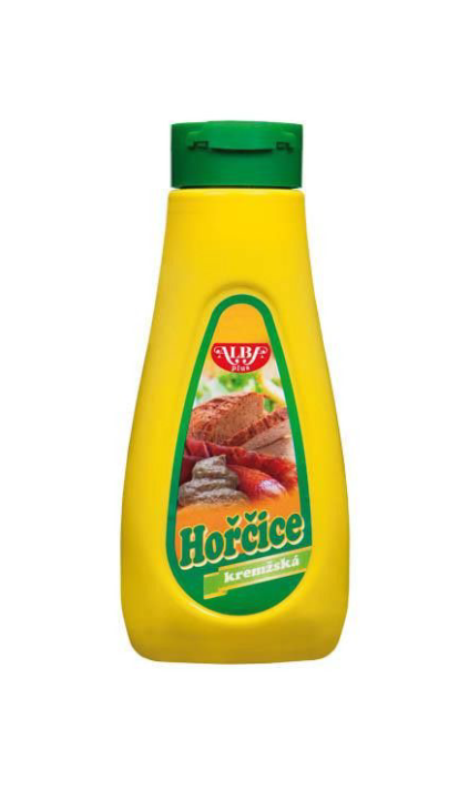 Hořčice plnotučná Alba 550g