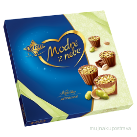 Modré z nebe Pistáciové košíčky ORION 142g