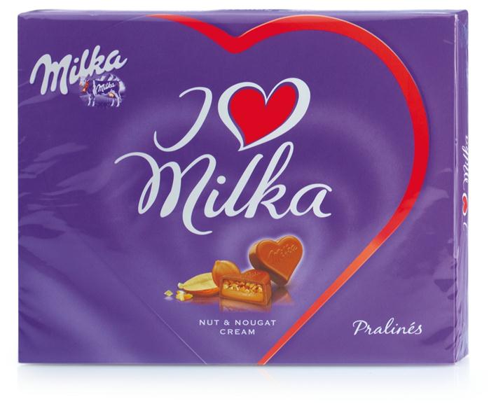 Milka I love (mandle, oříšek) 110g