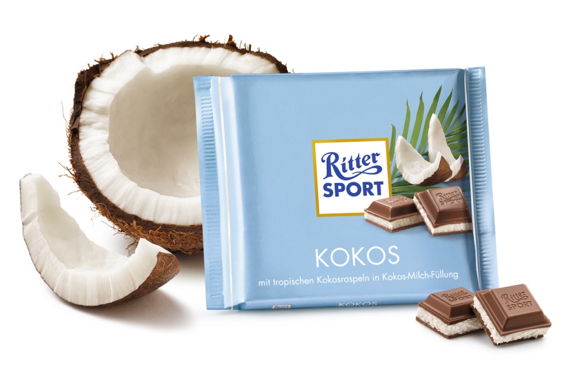 Ritter Sport čokoláda s kokosem 100g