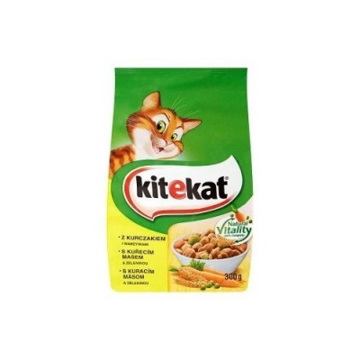 Kitekat Kuřecí a zeleninové granule pro kočky -1,8kg