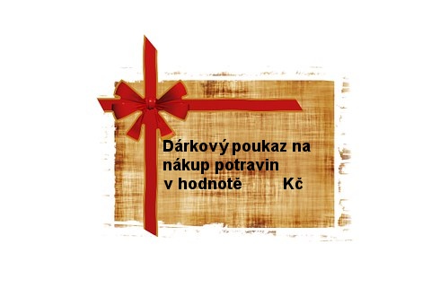 Dárkový poukaz na nákup 3000 Kč