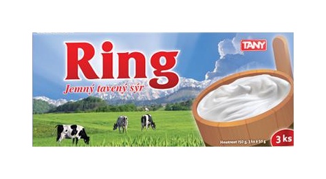Ring Jemný tavený sýr 150g