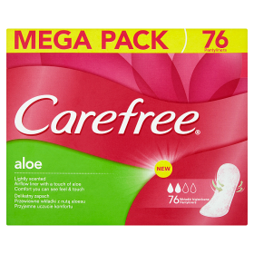 Carefree Aloe slipové vložky 76 ks