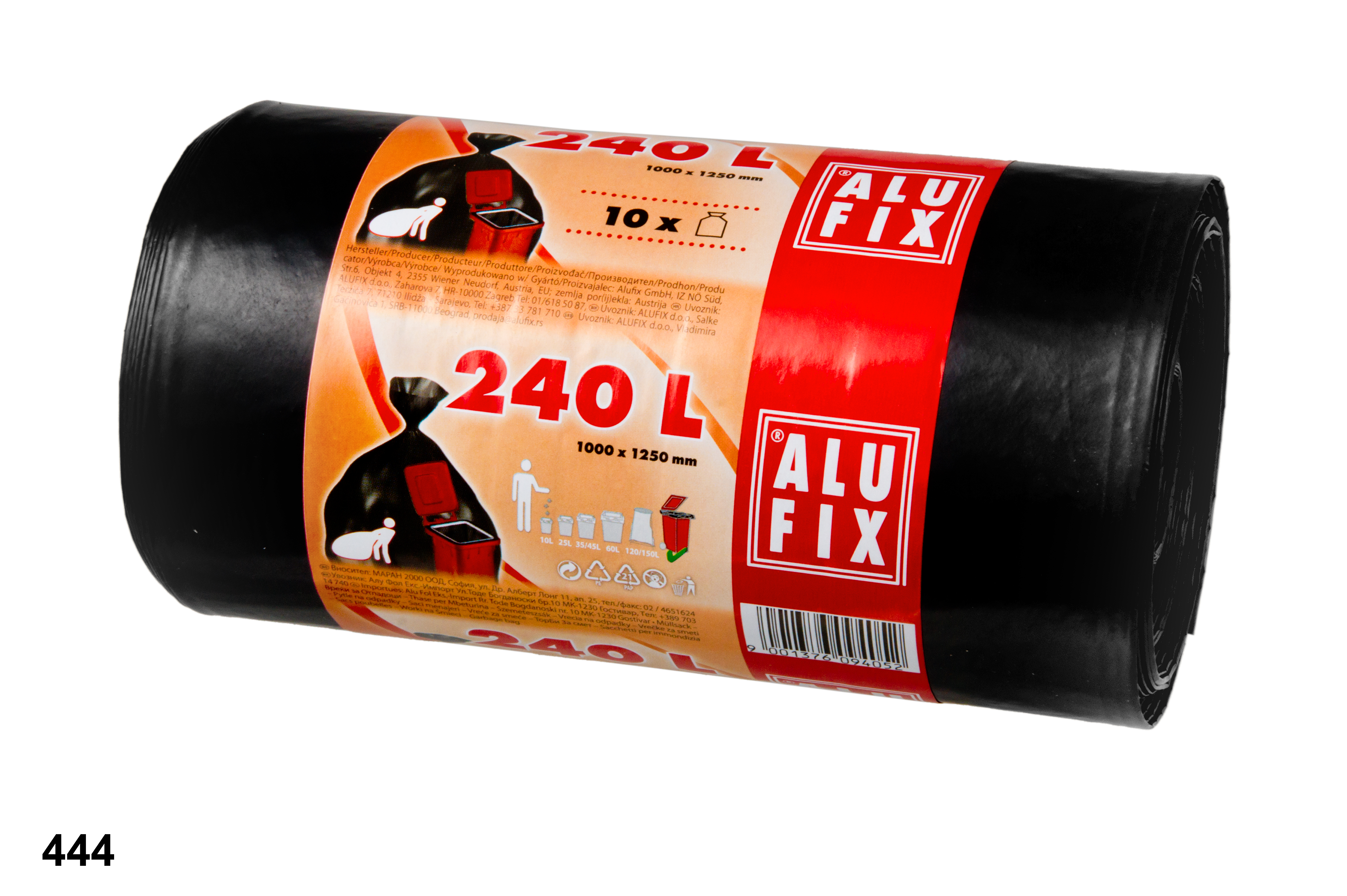 Odpadkové pytle 240 l Alufix - 10 ks