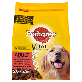 Pedigree Vital Protection Adult hovězí a drůbeží 2,6kg