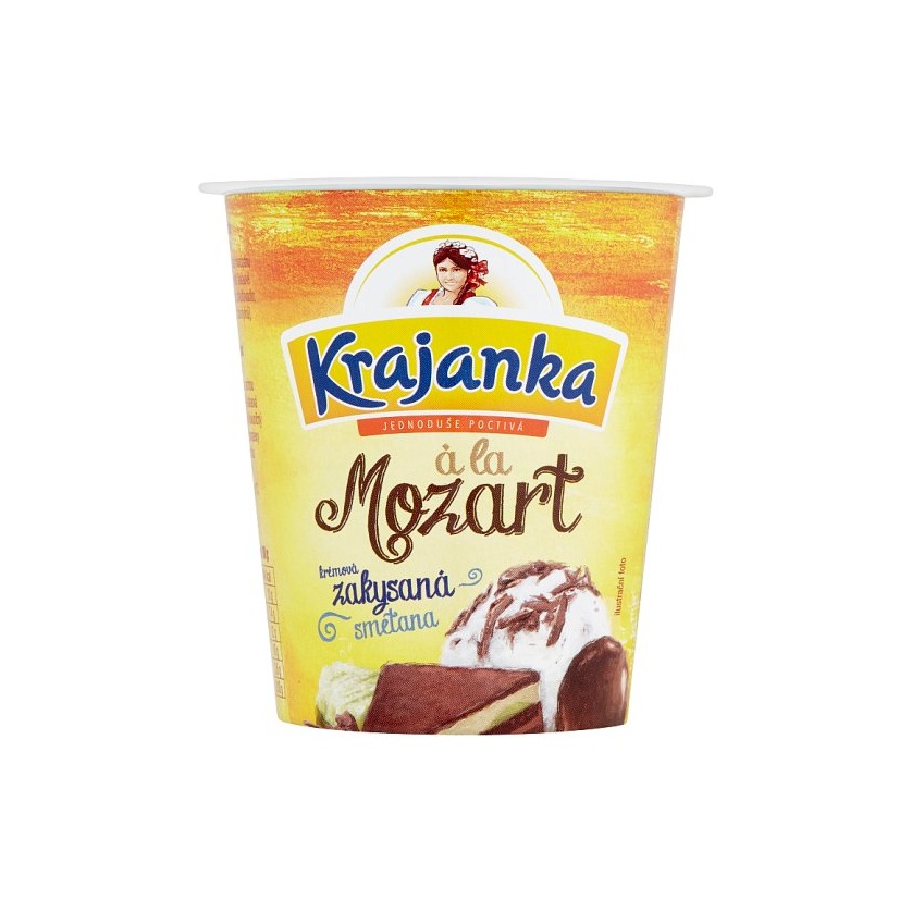 Zakysaná krémová smetana á la Mozart Krajanka 130g