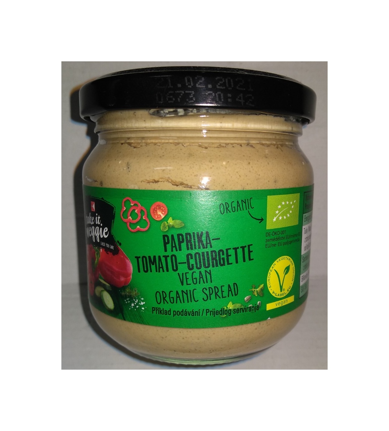 Pomazánka s paprikou a rajčaty vegan 180g