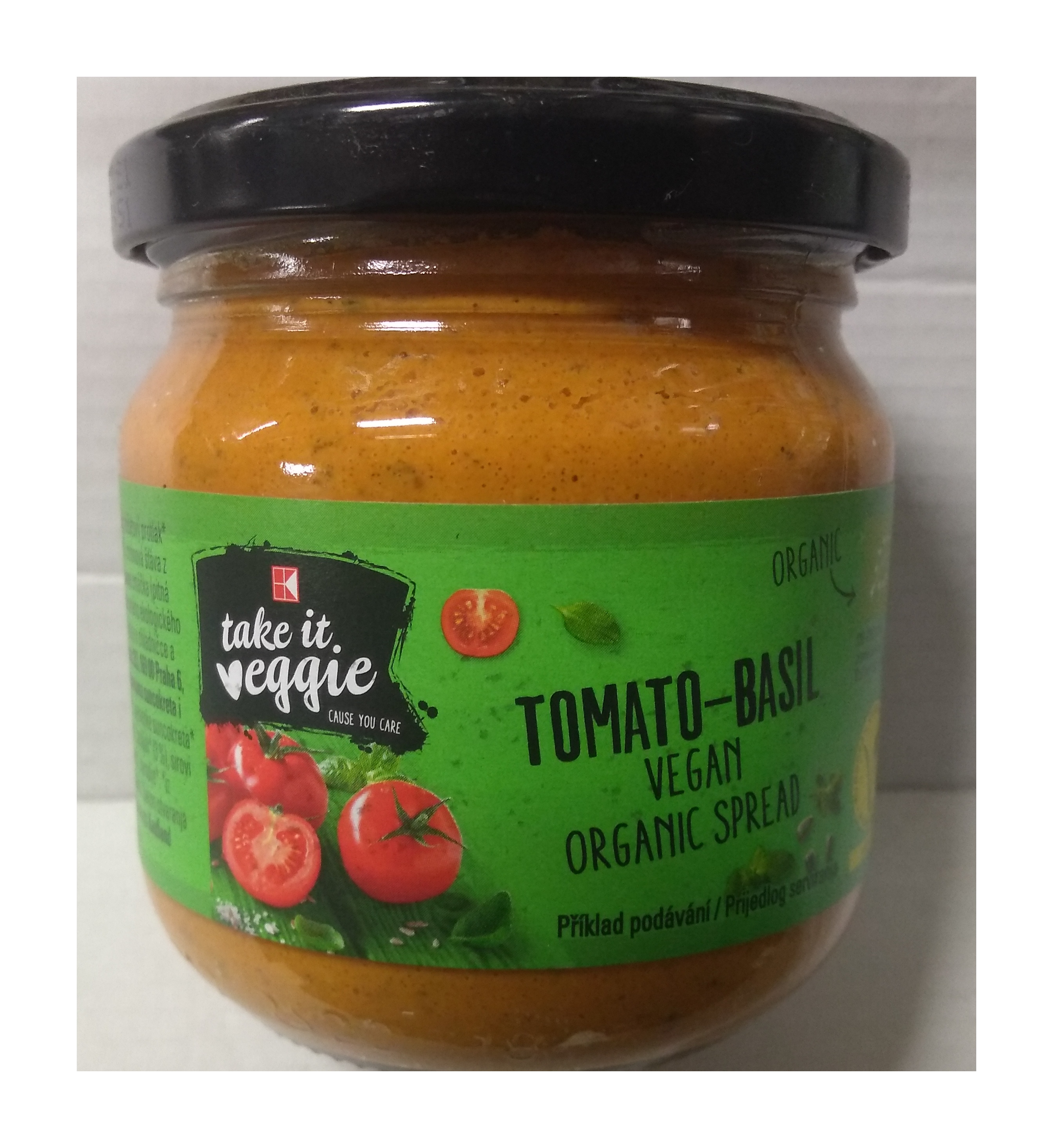 Pomazánka s rajčaty a bazalkou veganská 180g