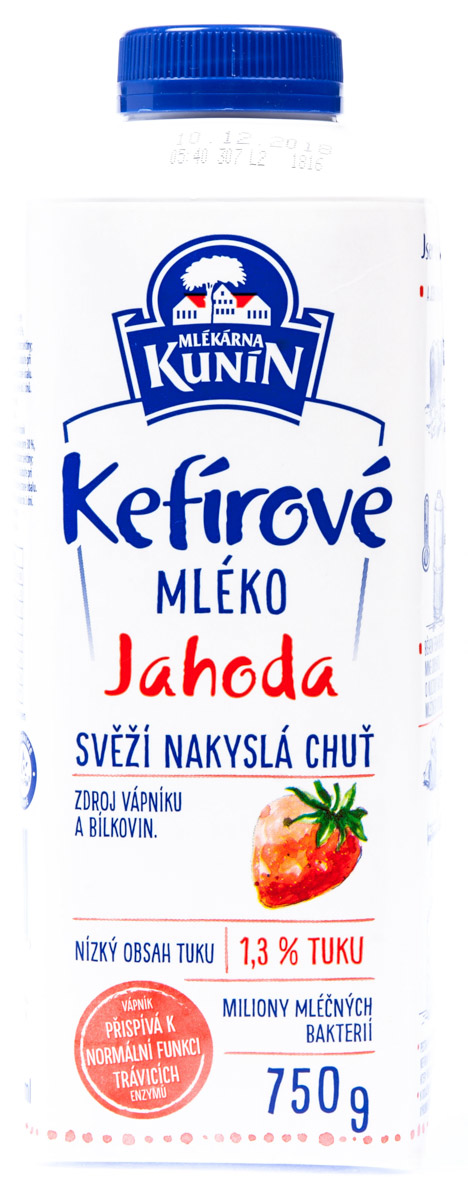 Kefírové mléko jahoda 3 x 300g