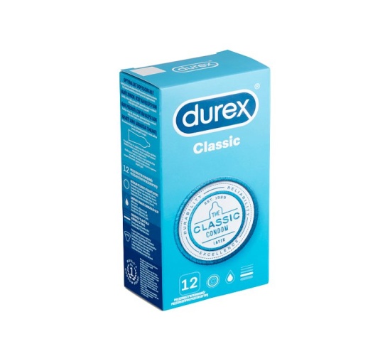 Durex Classic kondomy 12ks