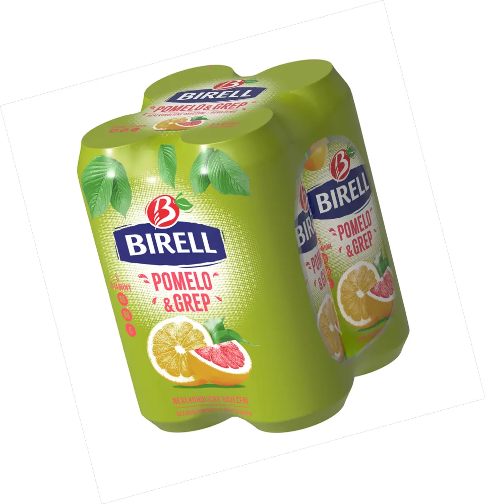 Birell Pomelo & grep míchaný nápoj z piva 6 x 0,5l