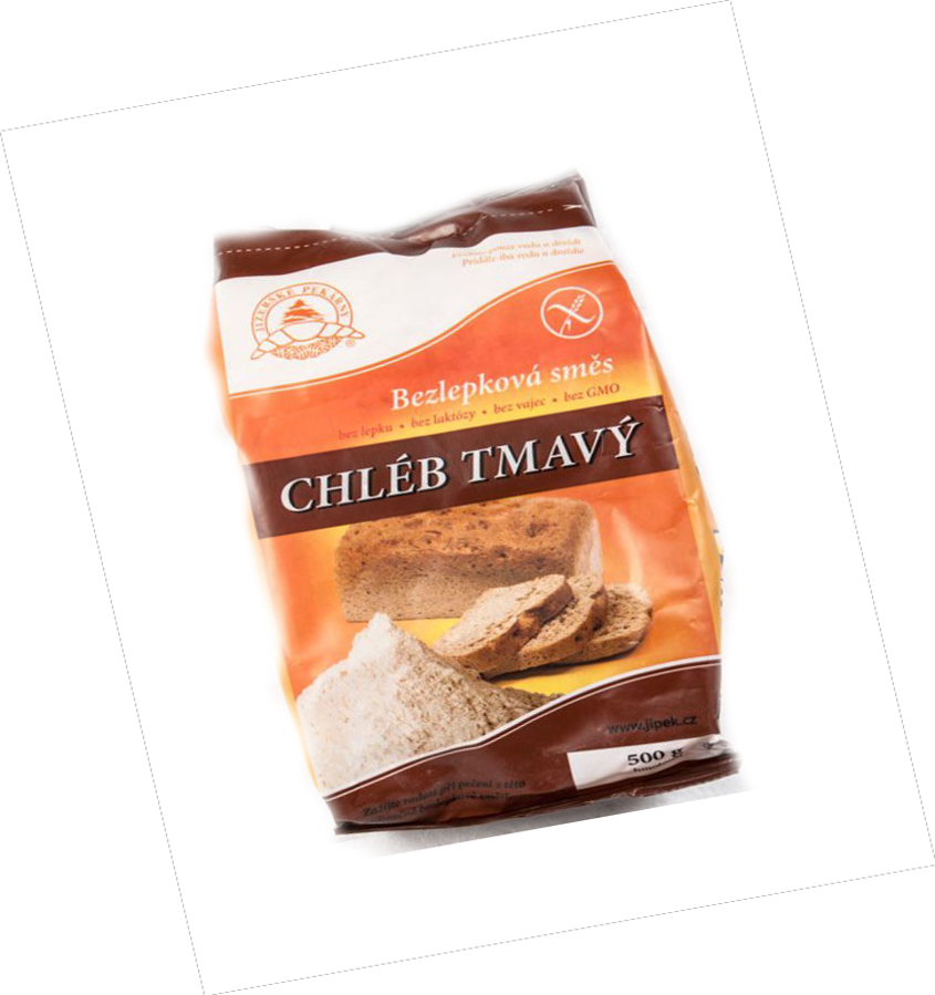 Chléb vícezrnný tmavý bezlepková směs 500g
