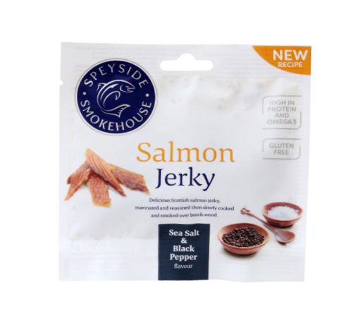 Lososové jerky Sea Salt&Black Pepper 30g
