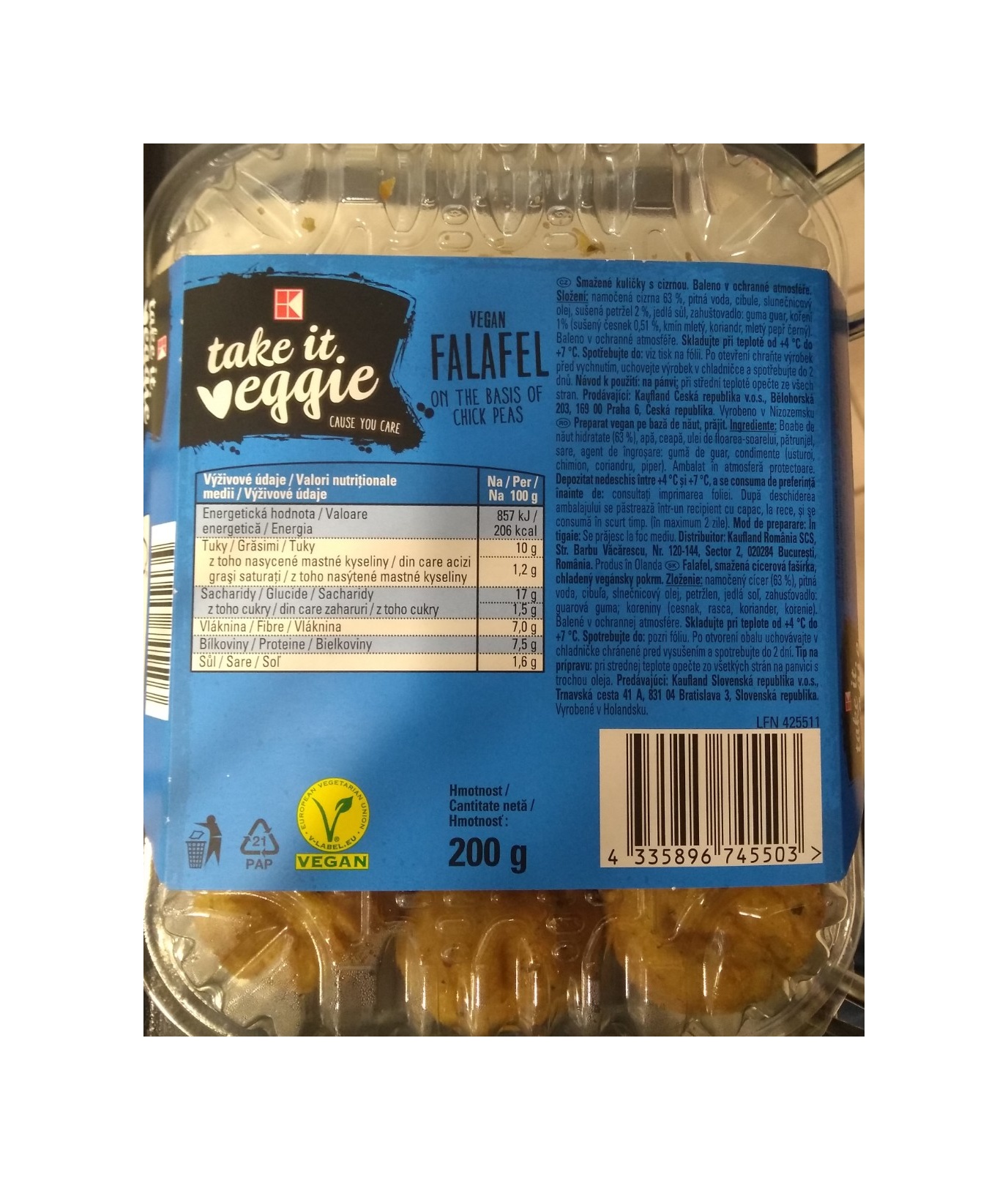 Falafel vegan 200g