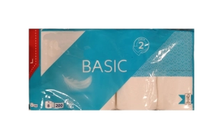 Toaletní papír 3 vrstvy Basic 8 rolí